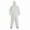 Dupont Disposable Coverall, Respirator Fit Hood, Elastic Wrist, Skid-Resistant Boots, M, 25PK TY122SWHMD0025NF